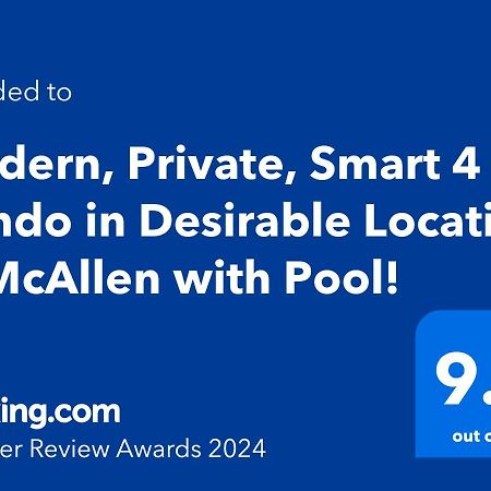 Modern, Private, Smart 4 Bedroom Condo In Desirable Location In Mcallen With Pool! Luaran gambar