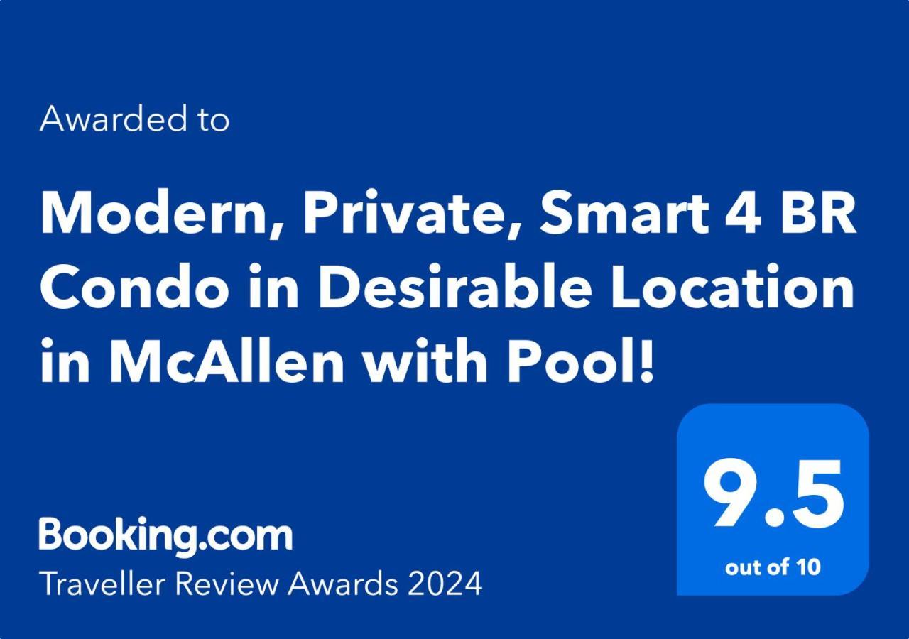 Modern, Private, Smart 4 Bedroom Condo In Desirable Location In Mcallen With Pool! Luaran gambar